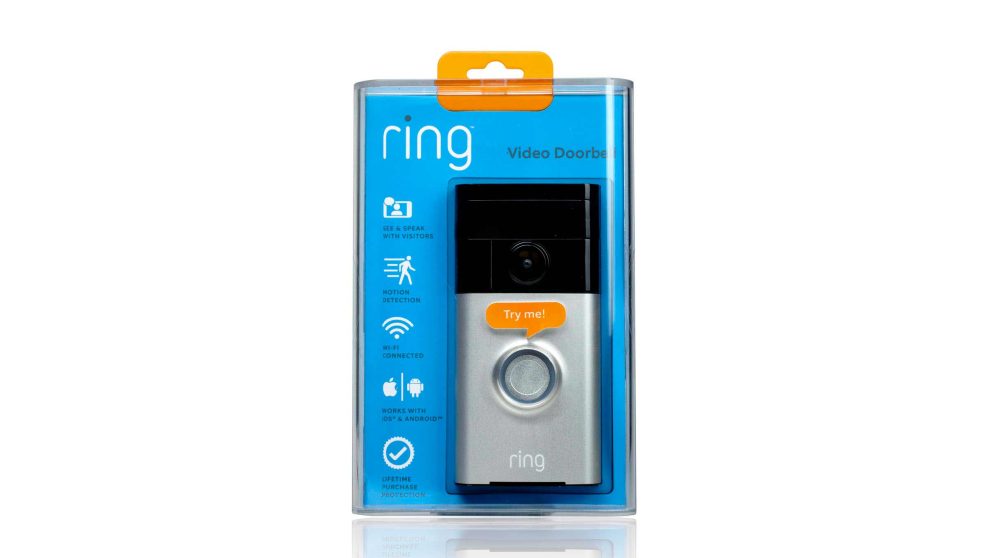Ring video doorbell packaging
