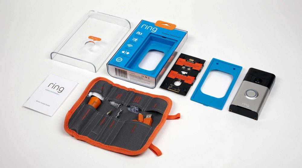 Ring video doorbell packaging