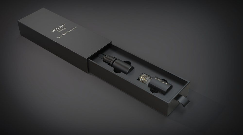Saint Skin mirco press packaging