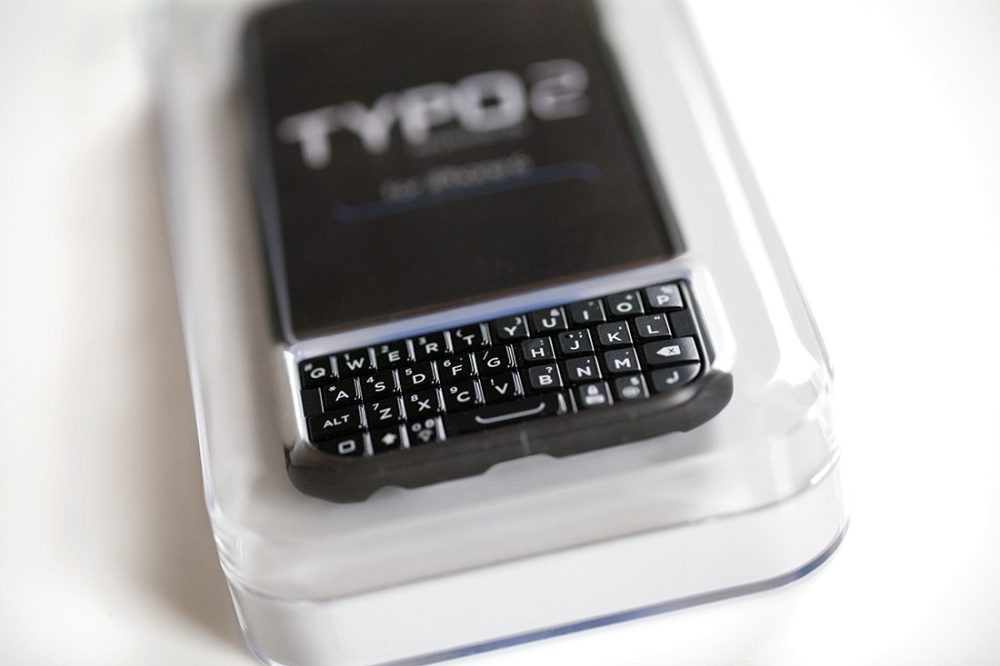 TYPO2 keyboard for iPhone 6 packaging